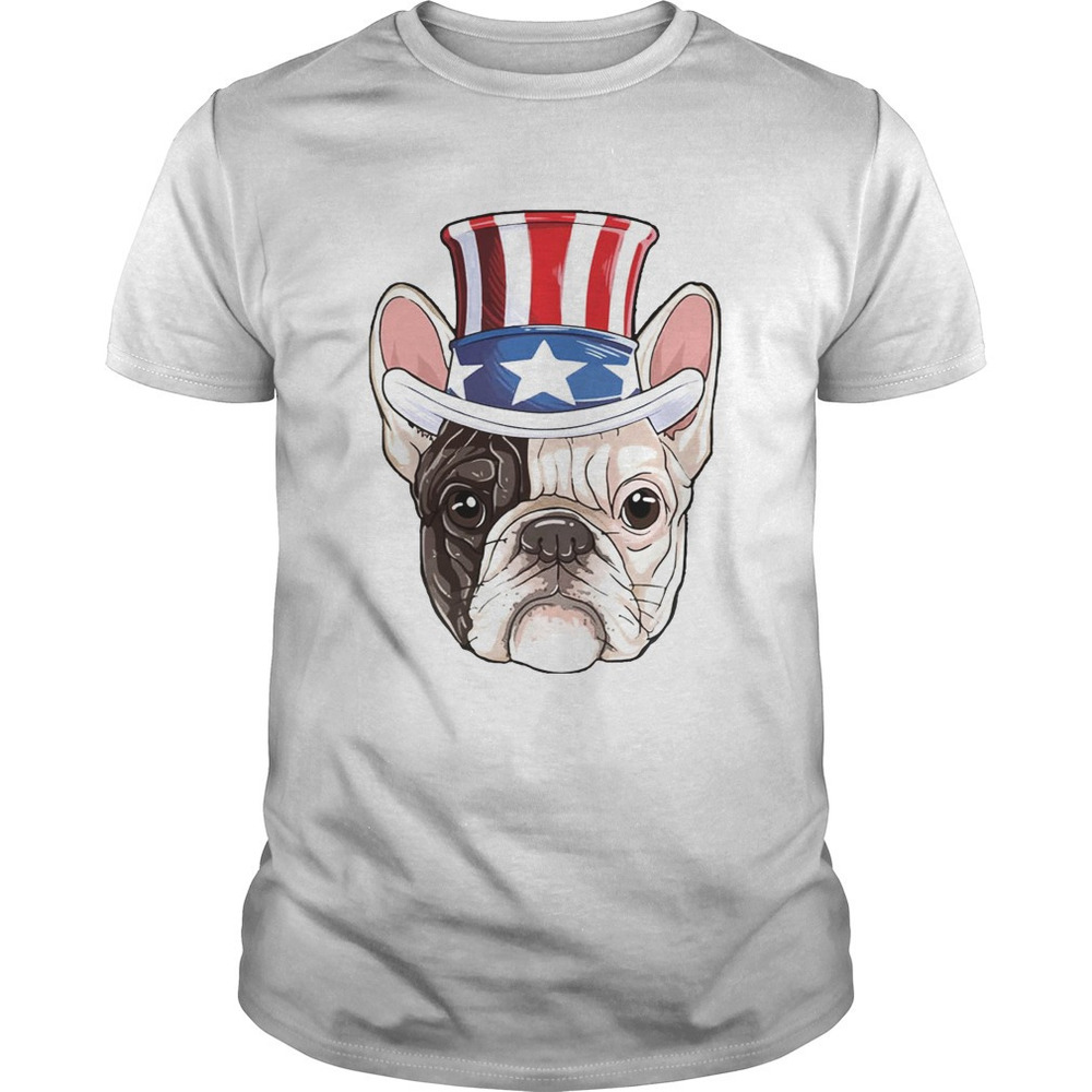 French Bulldog 4Th Of July American Flag Shirt